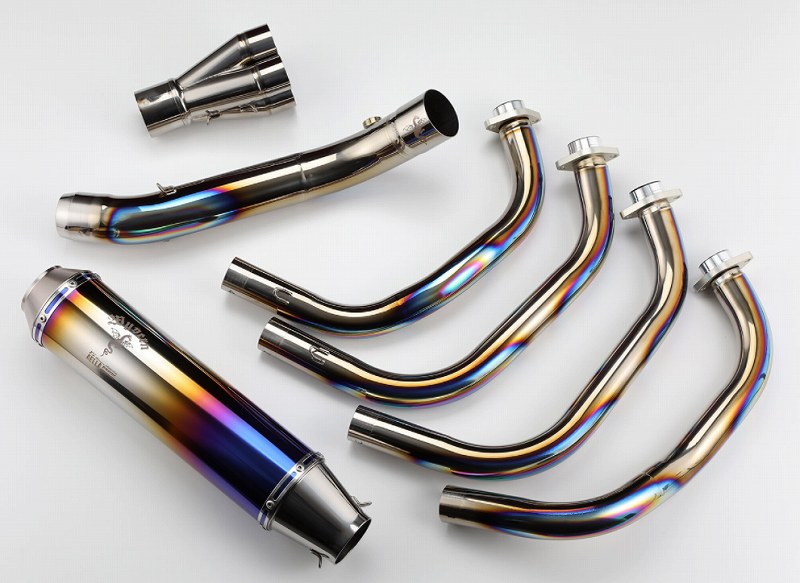 Z900RS/CAFE('18-) AELLA製 チタンフルエキマフラー グラデーション