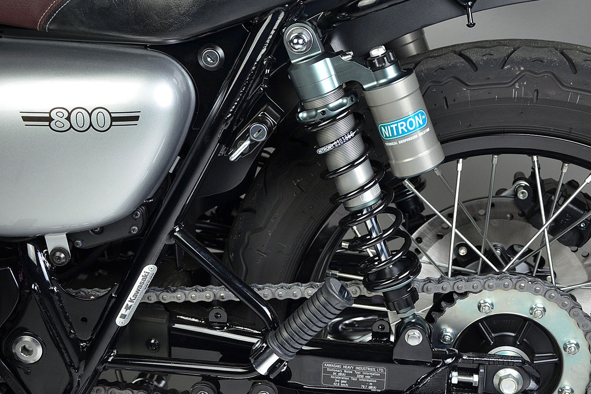 W800シリーズ NITRON リアサスTWINショック R1シリーズ