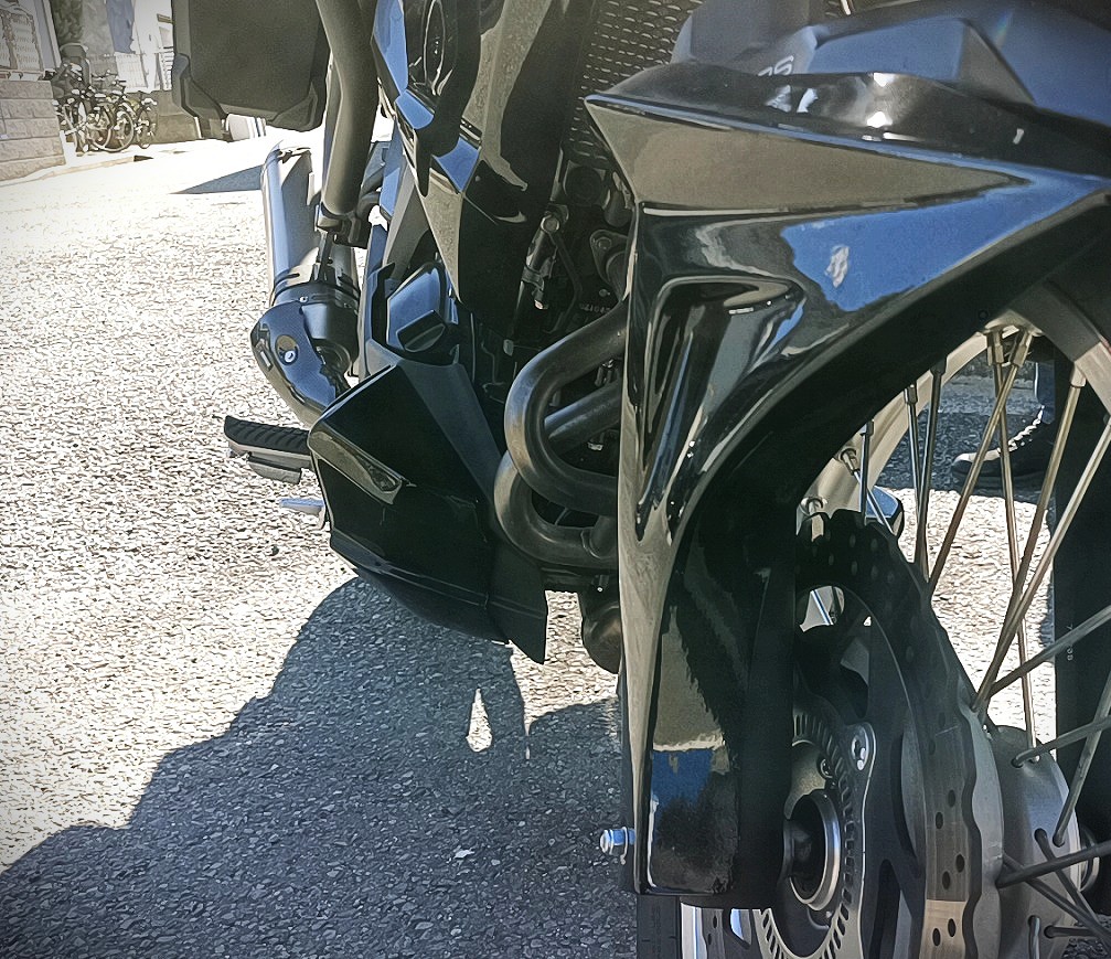 Versys-X250用('17-) スプラッシュガード 【未塗装】