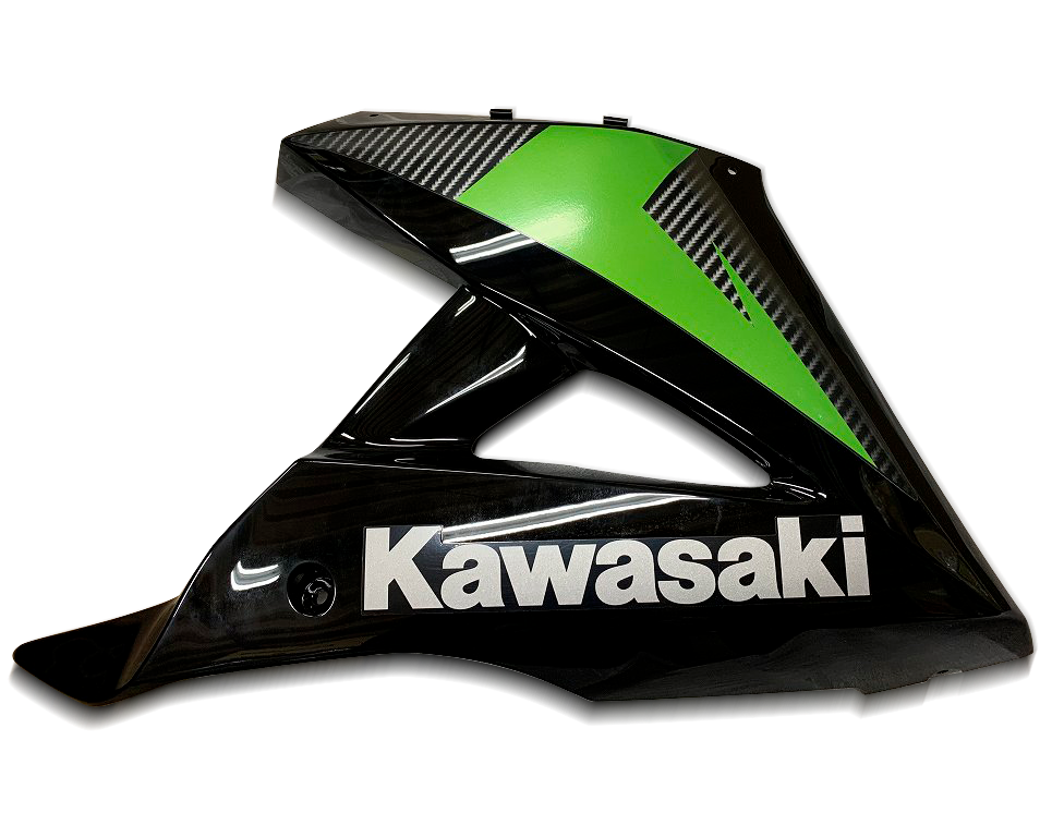 Ninja150RR(2014年ｸﾞﾘｰﾝ・ﾌﾞﾗｯｸ) 純正 COWLING,LWR,RH,EBONY