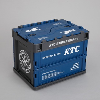 KTC折りたたみコンテナ 20L ブルー