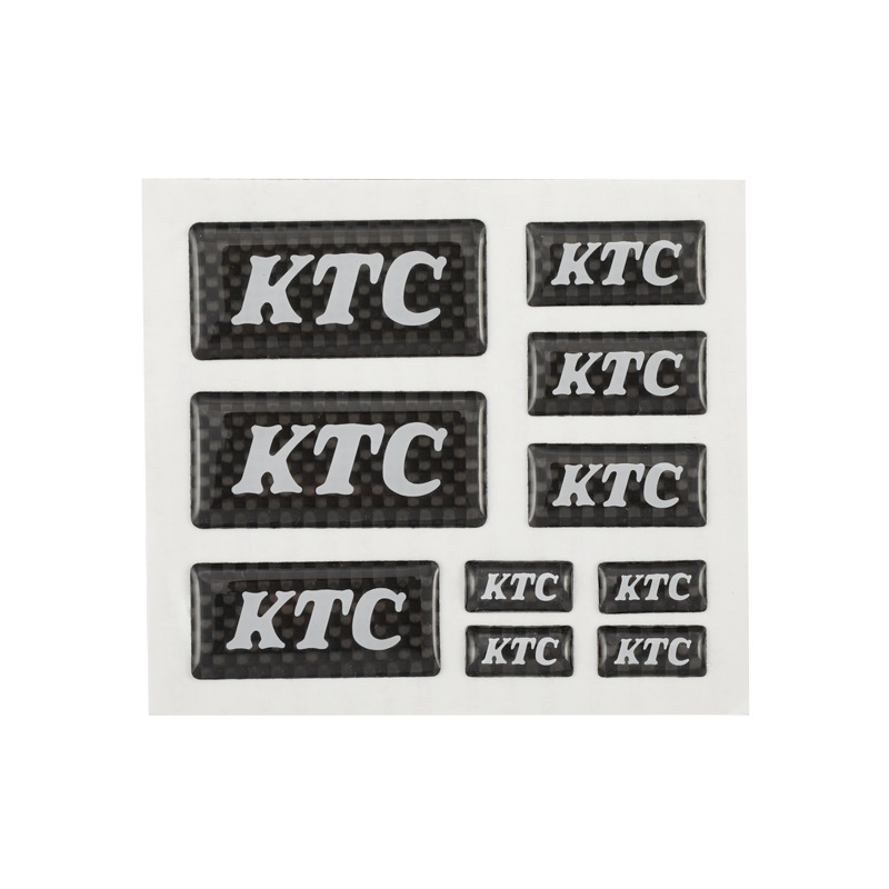 KTCリアルカーボン3Dステッカー