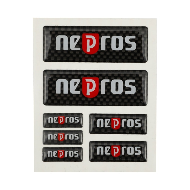[SALE] neprosリアルカーボン3Dステッカー