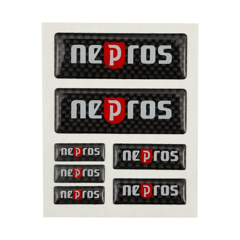 [SALE] neprosリアルカーボン3Dステッカー