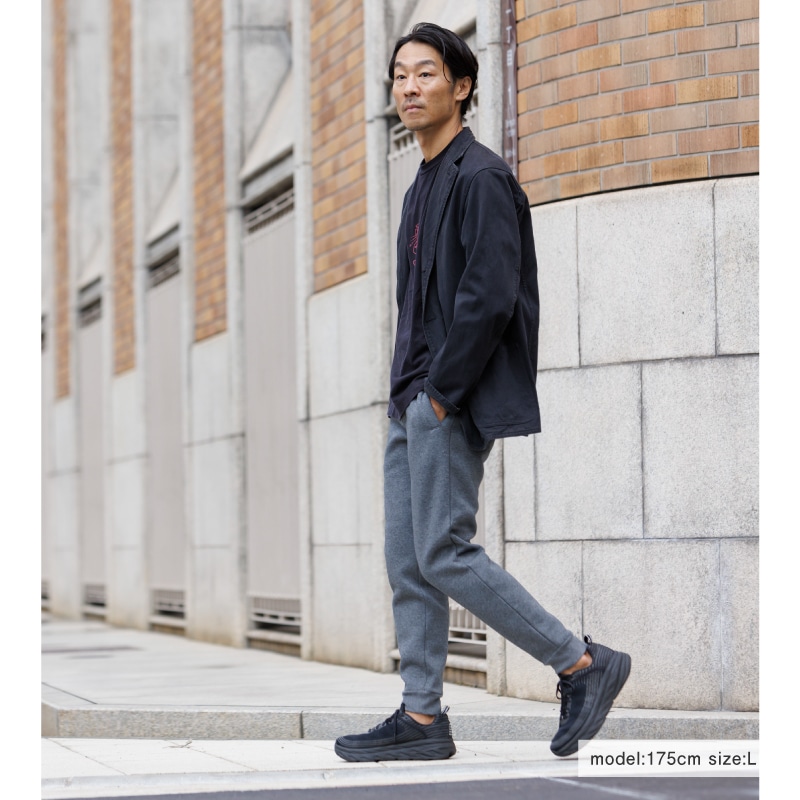 裏起毛スウェットパンツ チャコール【2025限定カラー】 / クチデザイン