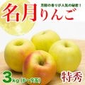 名月りんご 3kg 特秀 6〜9玉 果汁が多く芳醇