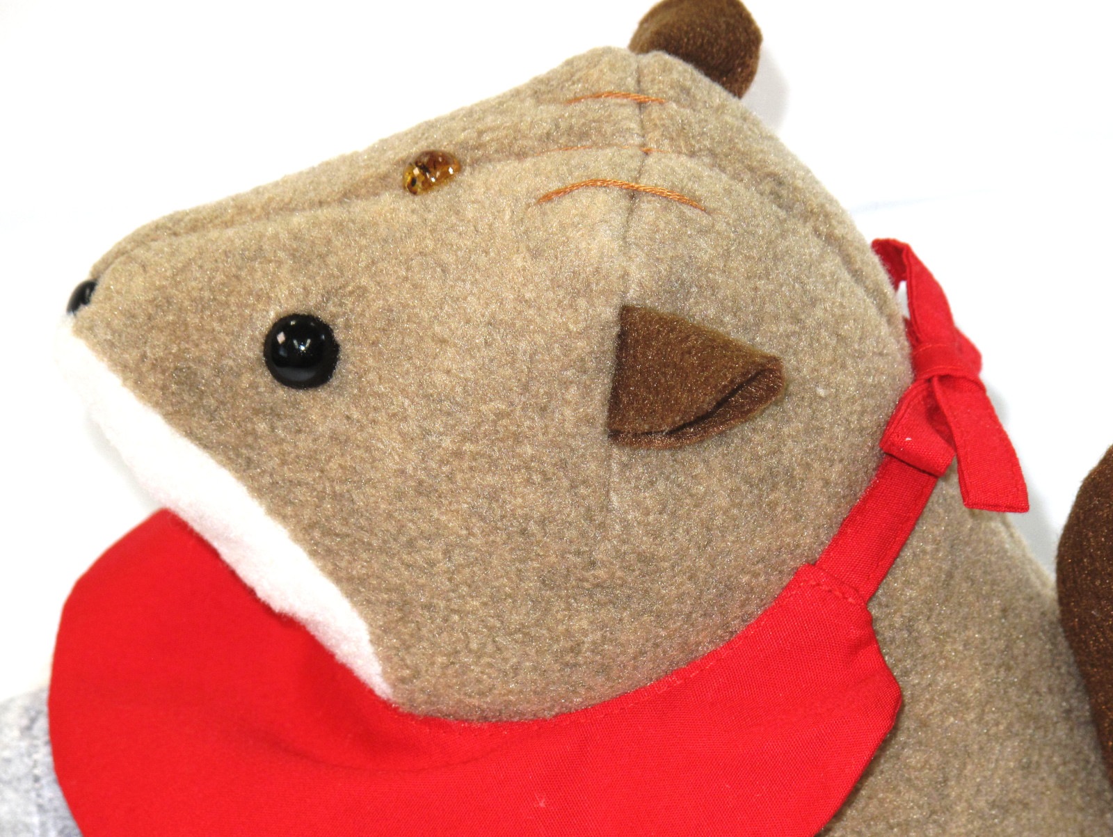 おいのりリス・茶・宝珠/数珠 -001 | ぬいぐるみ,リス | 久慈もふShop