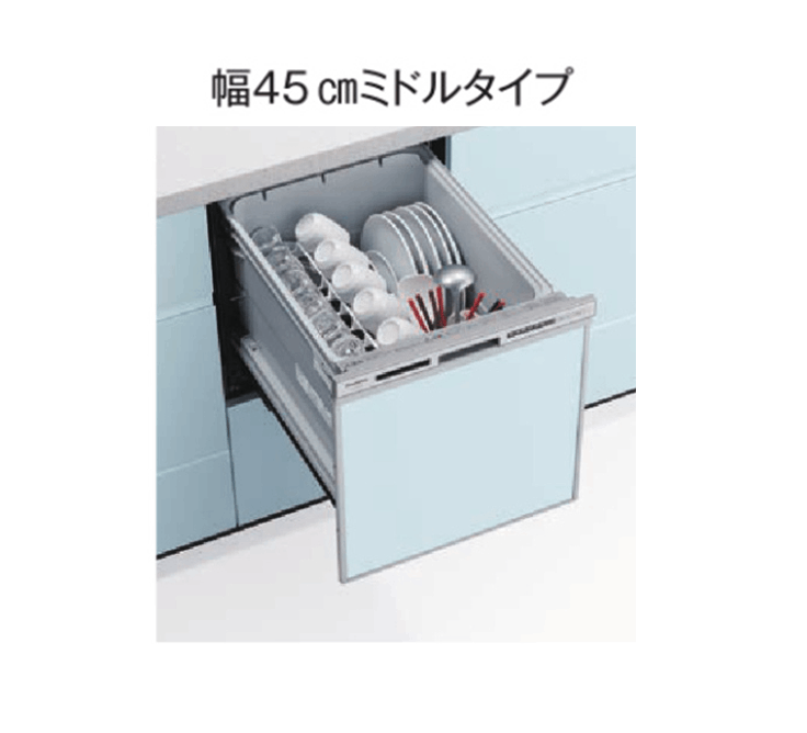 【Panasonic】ビルトイン食器洗い乾燥機　R9シリーズ　ミドル(浅型)タイプ　[幅45㎝ /ドアパネル型]