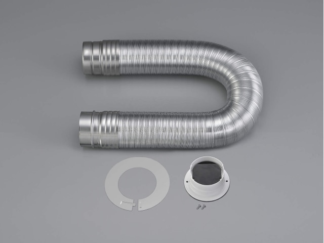 【リンナイ】衣類乾燥機オプション品　ダンパー付排湿管セット（パイプフード付属なし）　φ100