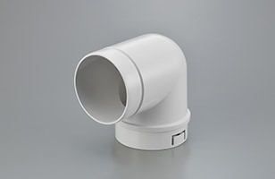 【リンナイ】衣類乾燥機オプション品　直角エルボ　φ80