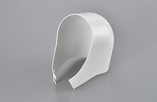 【リンナイ】衣類乾燥機オプション品　排湿管メガネカバーエルボ　φ80