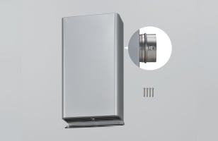 【リンナイ】衣類乾燥機オプション品　パイプフード（先付け）　φ100