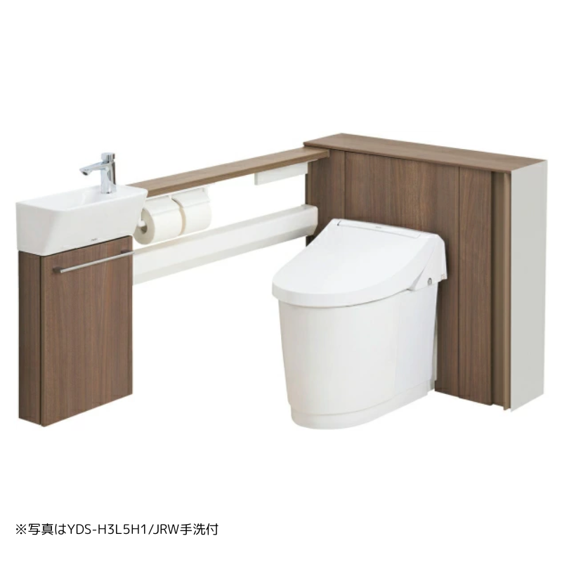 【LIXIL】住宅トイレ　Jフィット　L型　H5手洗付　リトイレ　ECO5　一般地　YDS-H3L5K1　（商品のみ/工事オプションあり）【納期目安：約2週間】　