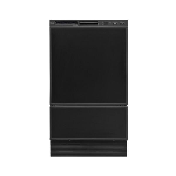【リンナイ】食器洗い乾燥機　フロントオープン型　ブラック　[幅45㎝/ ドアパネル型]　RSW-F403C-B　（商品のみ/工事オプションあり）
