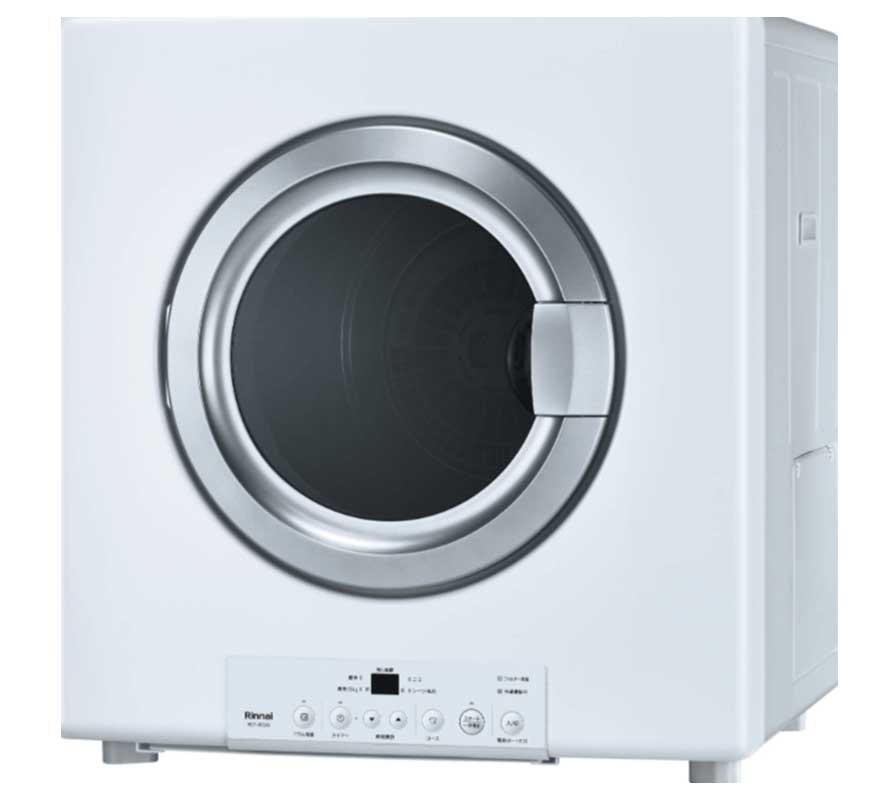 【リンナイ】ガス衣類乾燥機　乾太くん　スタンダードタイプ　RDT-80(A)　ガスコード用　屋内設置・軒下設置兼用　8㎏ （商品のみ/工事オプションあり）　