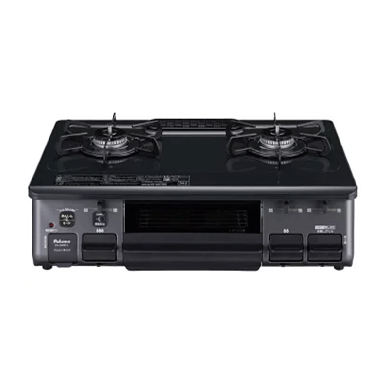 【パロマ】ガステーブルコンロ　スタンダード　ニュートラルグレー　[ 幅59㎝/ 強火力：右 ]　PA-S46B-R （商品のみ/工事オプションあり）