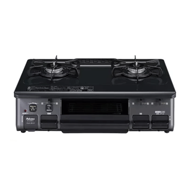 【パロマ】ガステーブルコンロ　スタンダード　ニュートラルグレー　[ 幅59㎝/ 強火力：左 ]　PA-S46B-L （商品のみ/工事オプションあり）