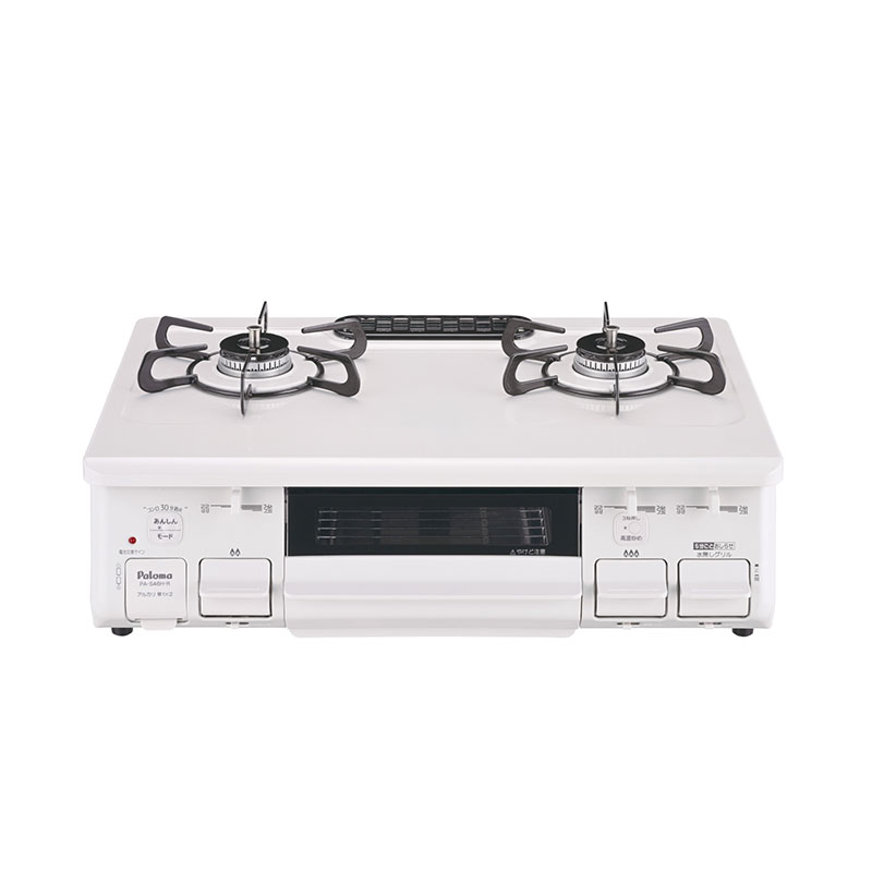 【パロマ】ガステーブルコンロ　スタンダード　ナチュラルホワイト　[ 幅59㎝/ 強火力：右 ]　PA-S46H-R （商品のみ/工事オプションあり）