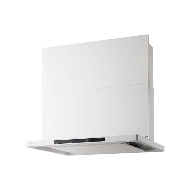 【ノーリツ】レンジフード　Curara /クララ　スリム型ノンフィルター　コンロ連動なし　[幅75㎝ / ホワイト]　（商品のみ／工事オプションあり）