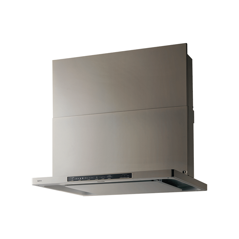 【ノーリツ】レンジフード　Curara /クララ　スリム型ノンフィルター　コンロ連動なし　[幅90㎝ / ウォームシルバー]　（商品のみ／工事オプションあり）