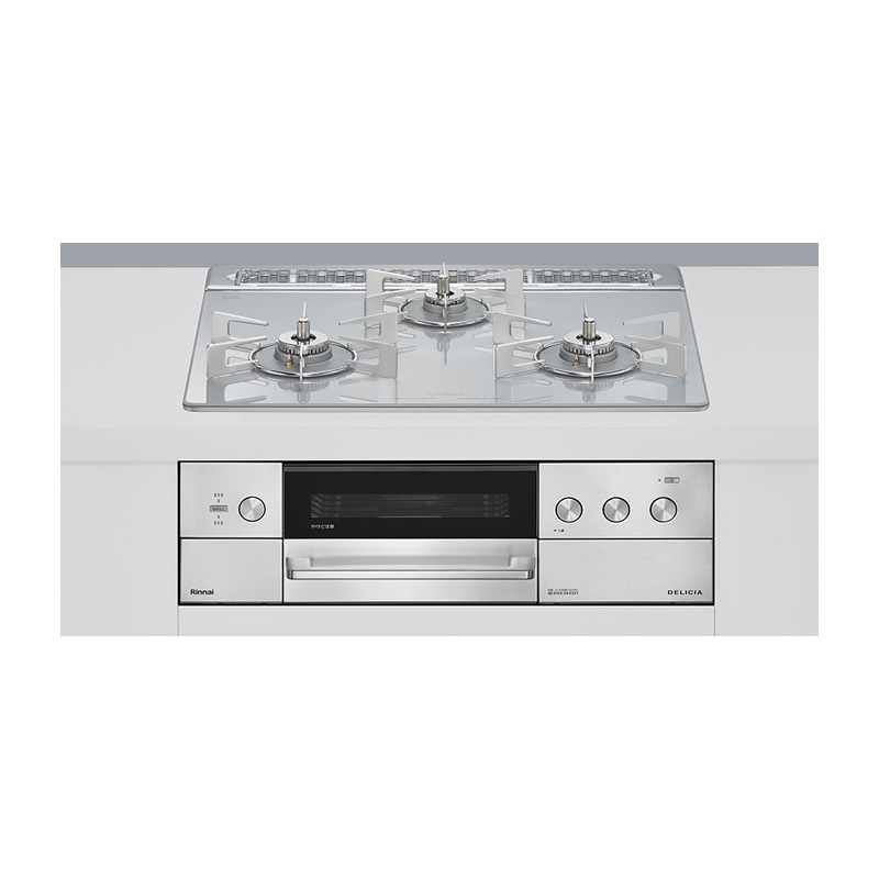 【リンナイ】デリシア DELICIA ビルトインガスコンロ 幅60cm RHS31W39M 3V乾電池 レンジフード連動 ココット付属(RCSTW) オーブン接続なし 操作部シンプル (商品のみ 工事オプションあり)