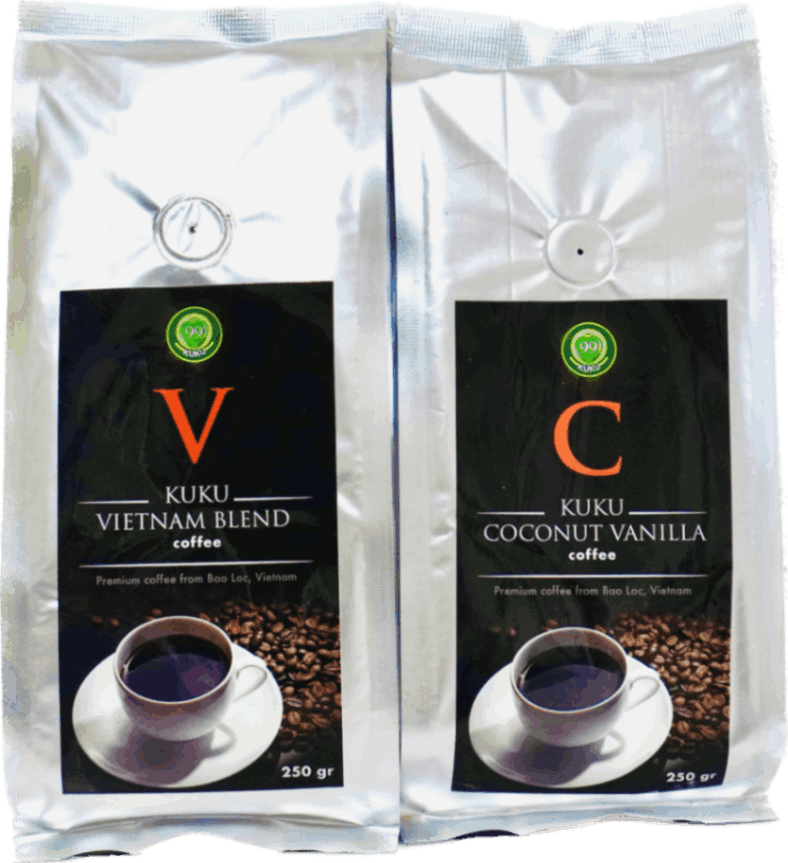 KUKU COFFEE】ベトナムブレンド・ココナッツバニラセット《送料