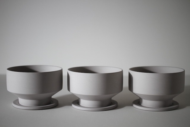 Hanase - M (Light Grey) | POT,POT & SAUCER | KUKUNOCHI