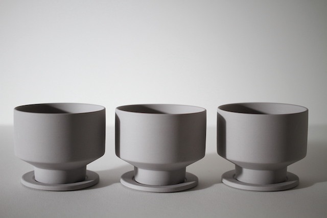 Hanase - S (Light Grey) | POT,POT & SAUCER | KUKUNOCHI