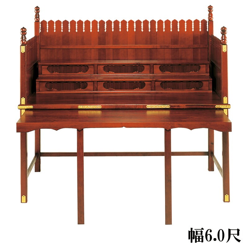 【寺院用仏具】職人こだわりの仏具  【折畳式】四十九院型 施餓鬼壇 幅6.0尺(180cm)  【サイズ・色オーダー可能】|大型仏具|寺院仏具