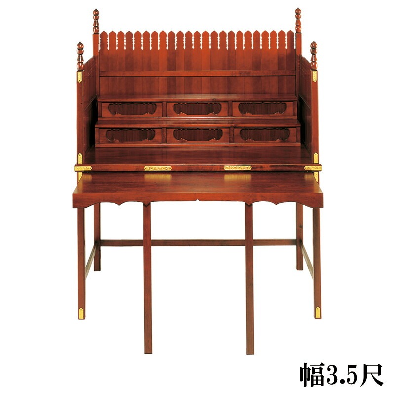 【寺院用仏具】職人こだわりの仏具  【折畳式】四十九院型 施餓鬼壇 幅3.5尺(105cm)  【サイズ・色オーダー可能】|大型仏具|寺院仏具