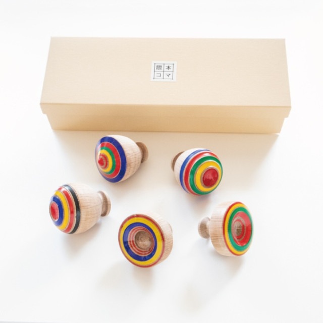 九州のこまセット（博多・八女・平戸・肥後・佐世保）