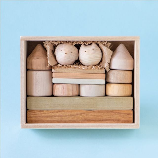 コロガルアニマルつみきM（アニマル2匹入）