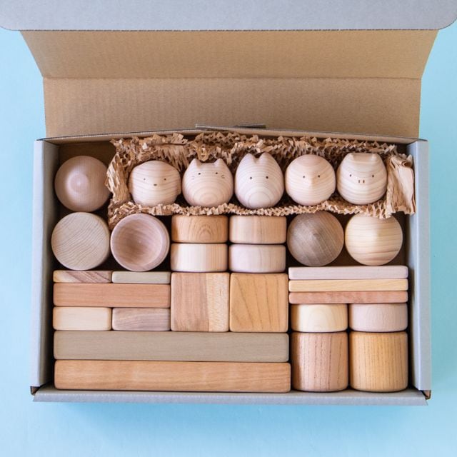 コロガルアニマルつみきL(アニマル5匹入)