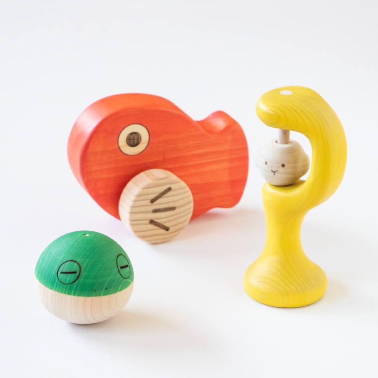 縁起物3点セット【0歳からの縁起玩具】｜隈本コマ公式オンラインショップ