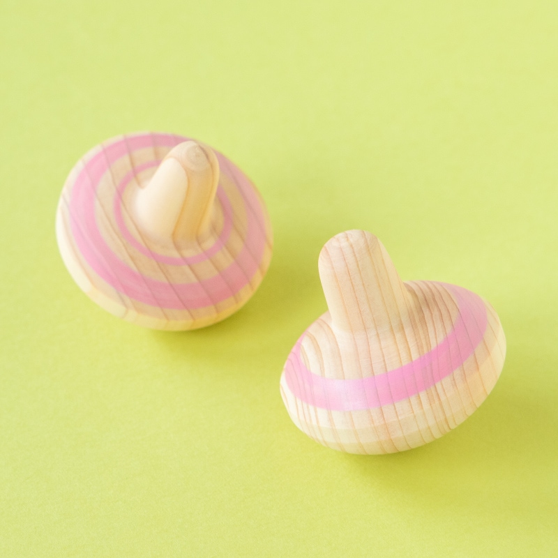にぎにぎこま 春限定色 はるいろ 木製おもちゃ 出産祝い 1歳プレゼント