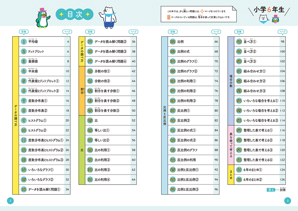 小学6年生 データの活用にぐーんと強くなる | すべての商品