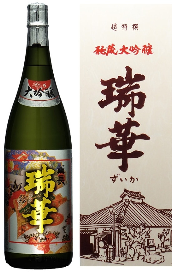 大吟醸 瑞華 1800ml | 天領日田のクンチョウ酒造オンラインショップ