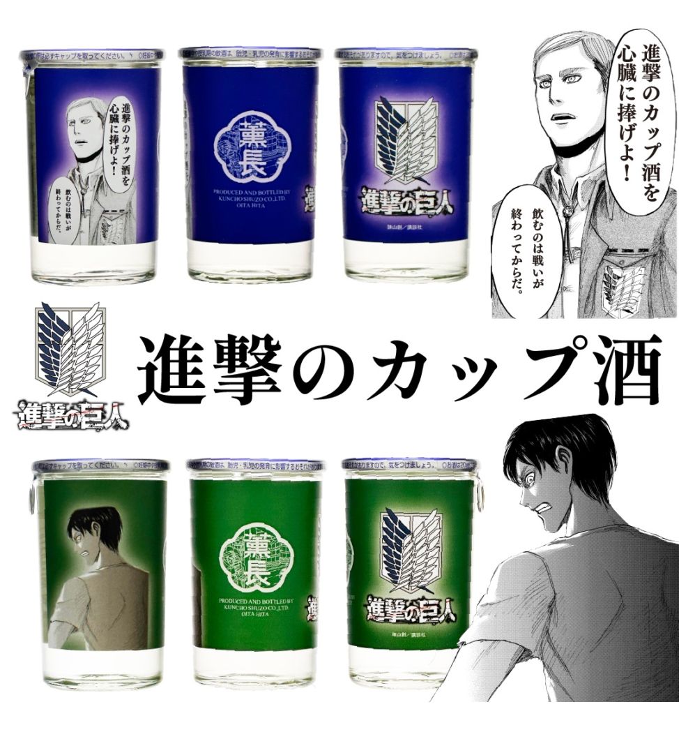 日本酒 「進撃のカップ酒 」 2本セット ワンカップ | 天領日田の