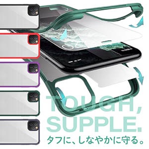 iPhone11 ���ޥۥ����� ���� TPU�Х�ѡ� 9H�������饹 iPhoneXR