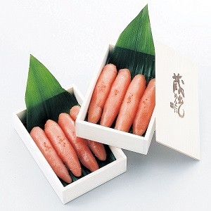 木箱入り（袱紗包み） 蔵出しめんたい 400g | 贈答用明太子 （木箱り