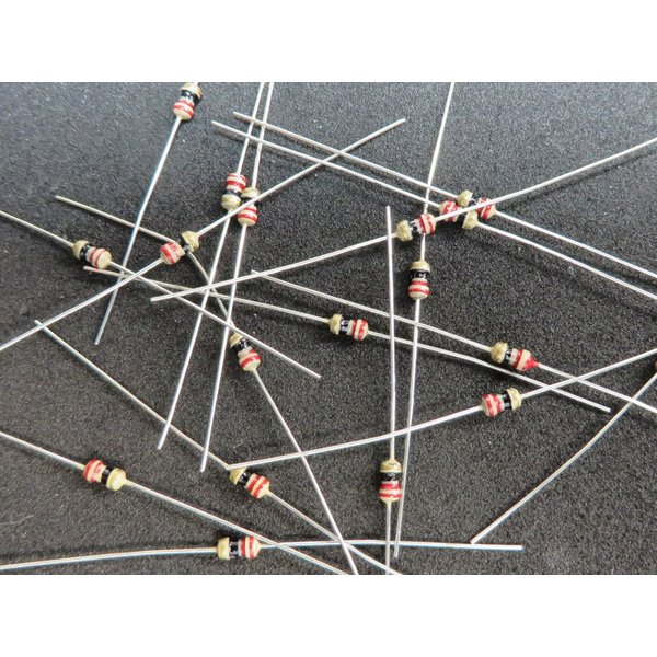 75Ω 1/6W カーボン抵抗 ±5% 100本