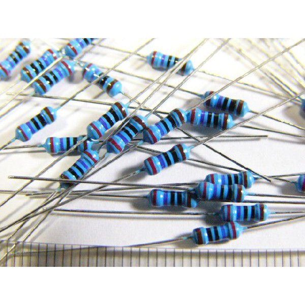 51Ω 1/4W 金属皮膜抵抗 ±1% 10本