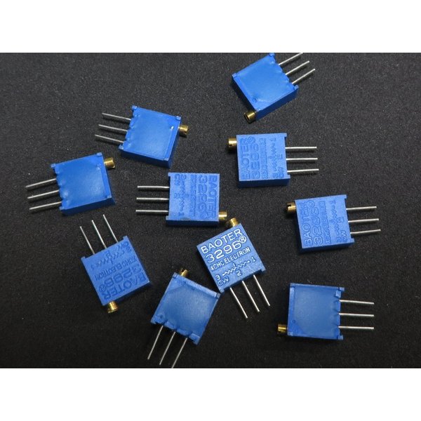 5kΩ 502 20個 中国製 縦型 多回転半固定抵抗