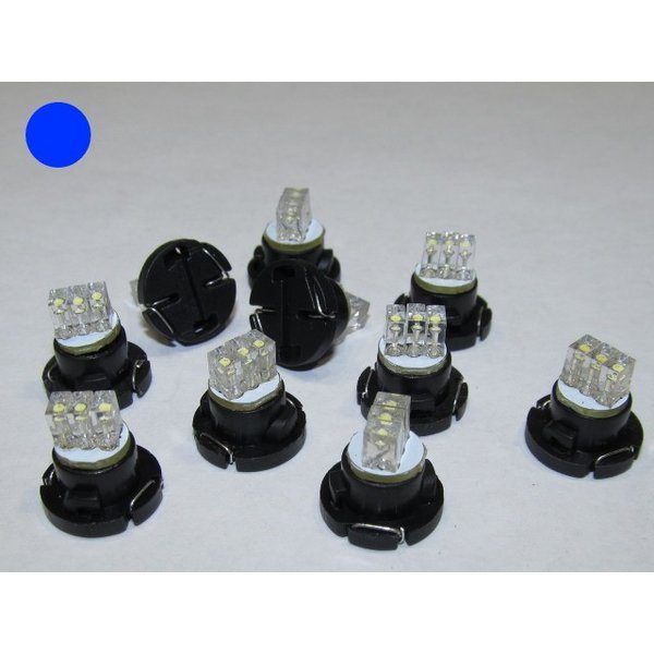 LED T4.7 青 ミニベース 3LED（旧製品在庫限り）