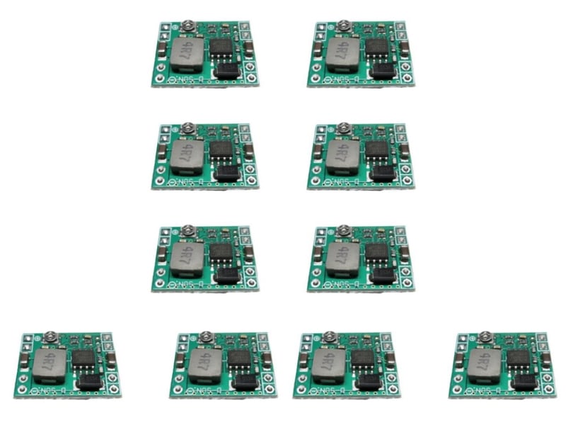 MP1584EN 10個 DC-DC 可変ステップダウンコンバータ 出力 DC0.8V-20V 降圧 モジュール