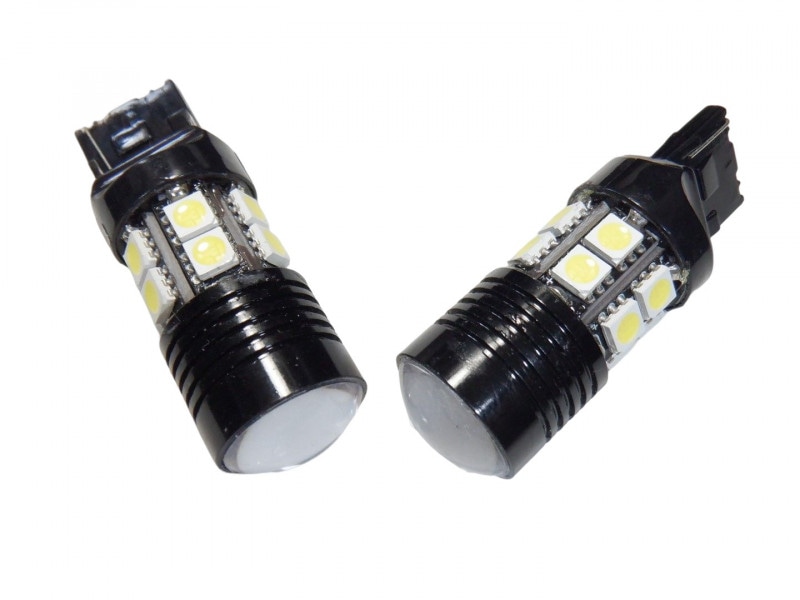 LED T20 高輝度 バックライト 12SMD 5050 + CREE 白 シングル球