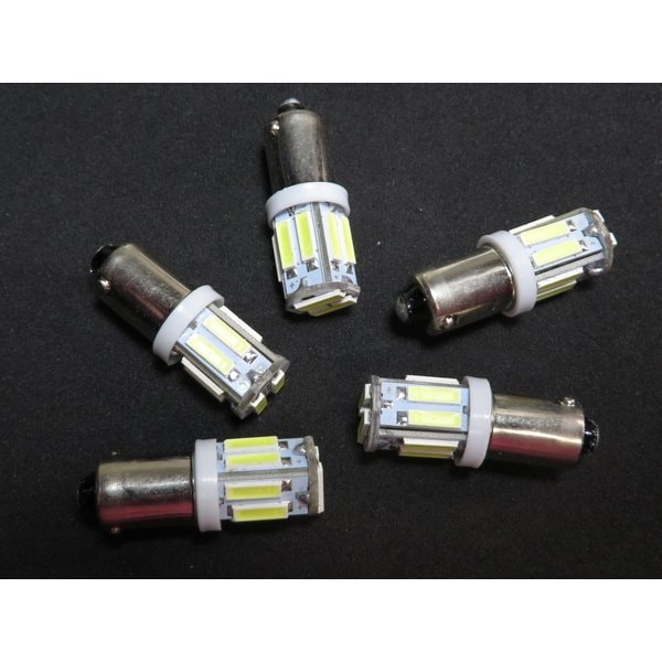 LED BA9s 10SMD 7014 白