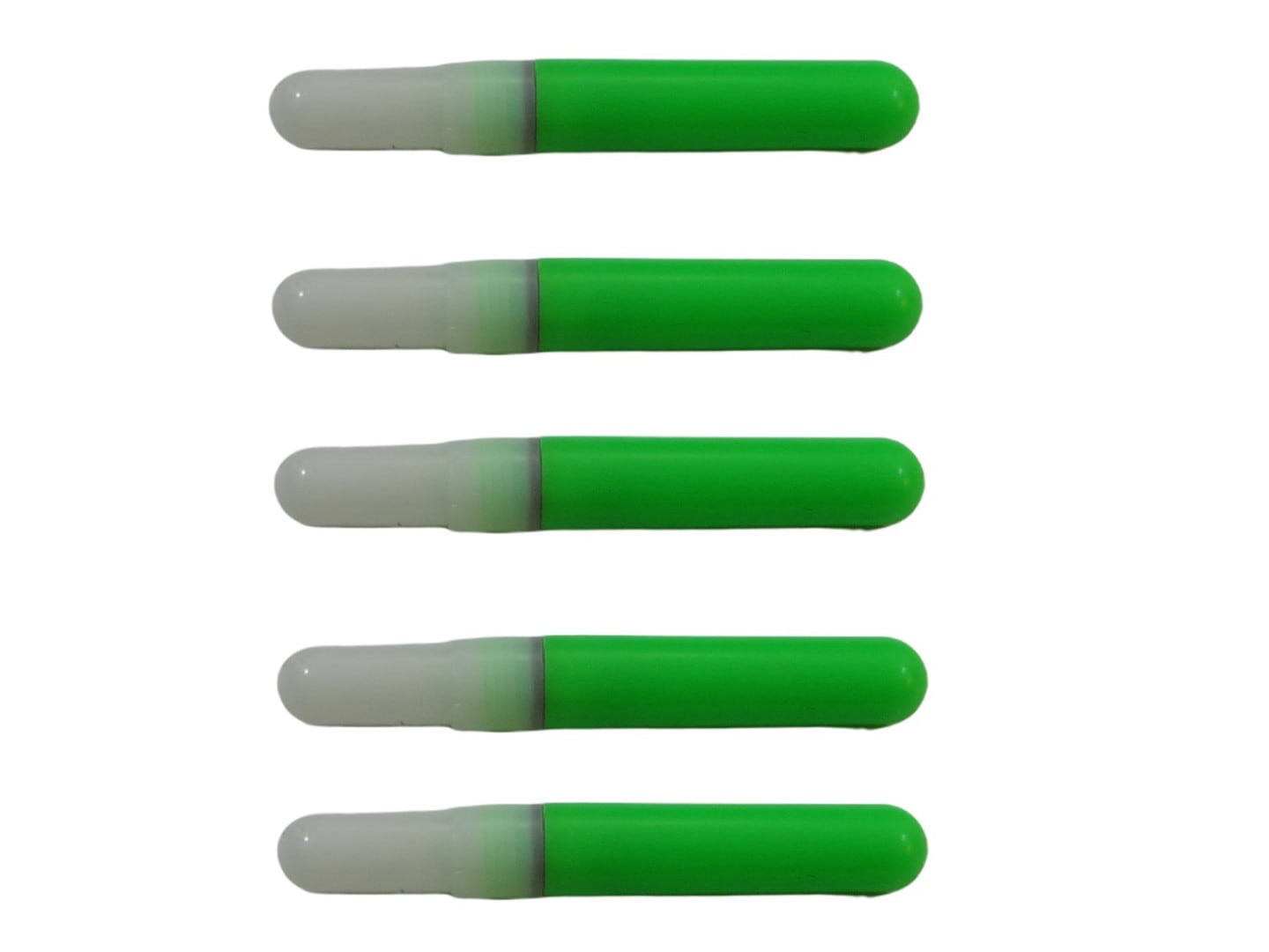 5個 緑 LED 竿先ライト 電池別売りCR311/BR311 （ケミホタル 穂先 鈴