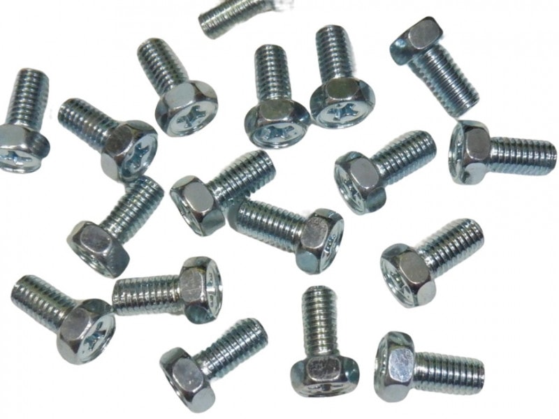 アプセットボルト M5×10mm 10個 ユニクロメッキ