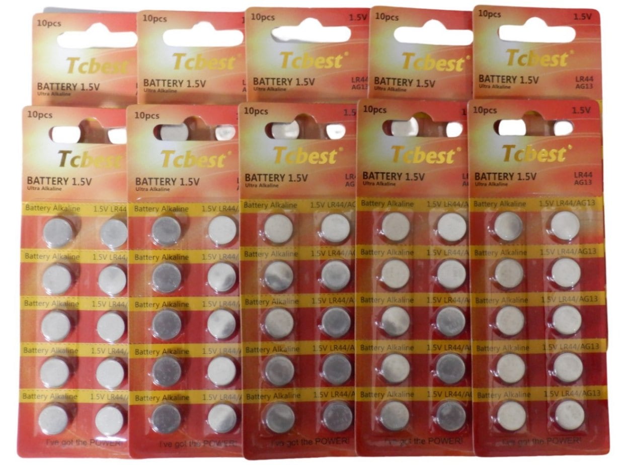 ボタン電池 LR44 (AG13) 1.5V 100個 - 電子パーツ通販のKURA 本店